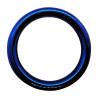 Stainless Steel Cockring Donut Bleu 8mm